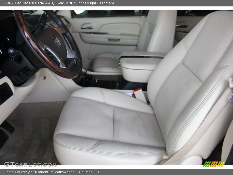 Gold Mist / Cocoa/Light Cashmere 2007 Cadillac Escalade AWD