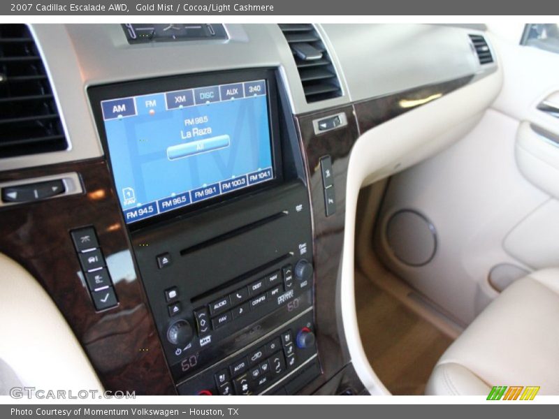 Gold Mist / Cocoa/Light Cashmere 2007 Cadillac Escalade AWD