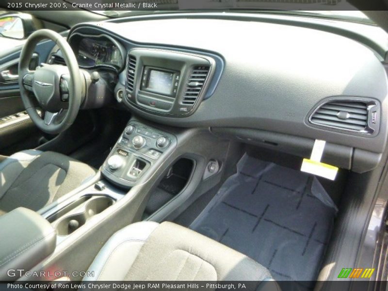 Granite Crystal Metallic / Black 2015 Chrysler 200 S