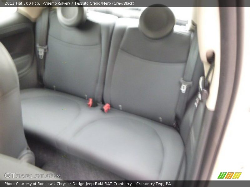 Argento (Silver) / Tessuto Grigio/Nero (Grey/Black) 2012 Fiat 500 Pop
