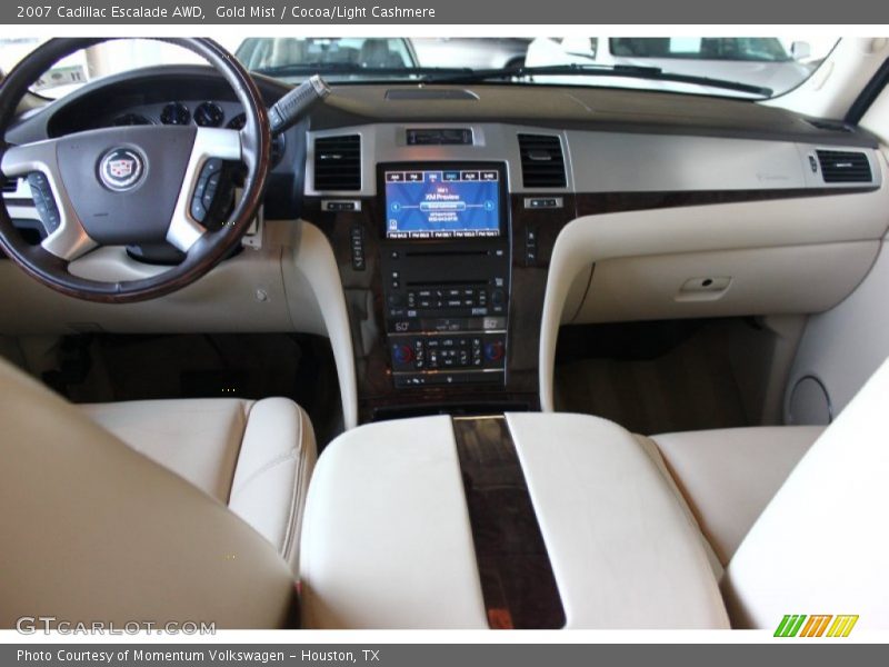 Gold Mist / Cocoa/Light Cashmere 2007 Cadillac Escalade AWD