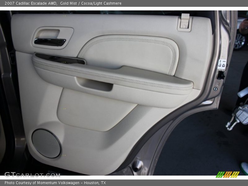 Gold Mist / Cocoa/Light Cashmere 2007 Cadillac Escalade AWD
