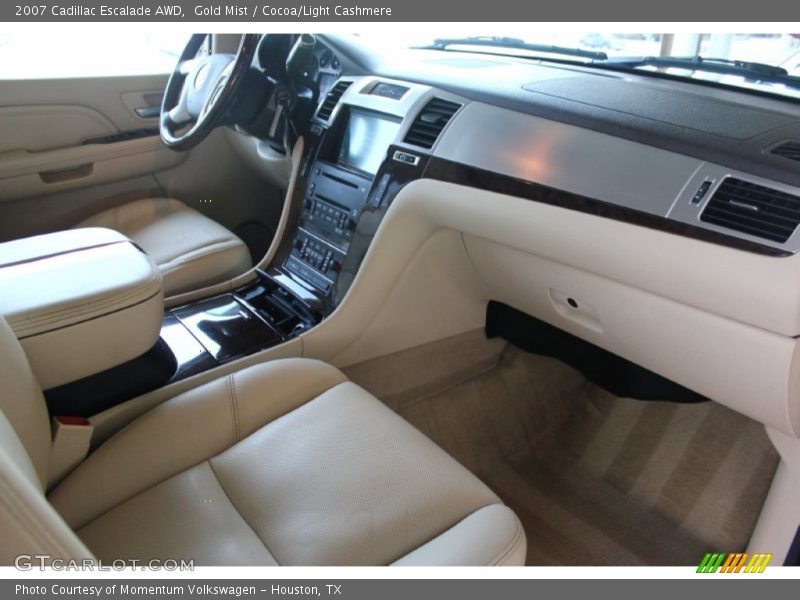 Gold Mist / Cocoa/Light Cashmere 2007 Cadillac Escalade AWD