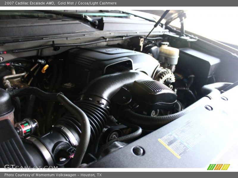 Gold Mist / Cocoa/Light Cashmere 2007 Cadillac Escalade AWD