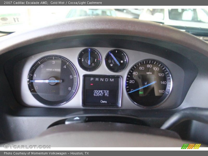 Gold Mist / Cocoa/Light Cashmere 2007 Cadillac Escalade AWD