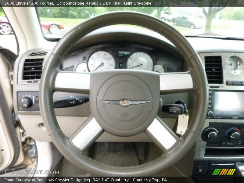 Light Sandstone Metallic / Dark Khaki/Light Graystone 2008 Chrysler 300 Touring