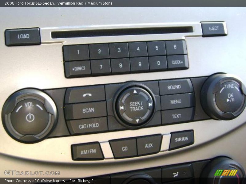 Vermillion Red / Medium Stone 2008 Ford Focus SES Sedan