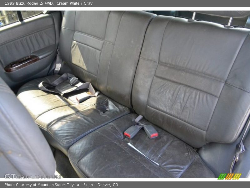 Cream White / Gray 1999 Isuzu Rodeo LS 4WD