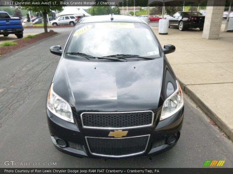Black Granite Metallic / Charcoal 2011 Chevrolet Aveo Aveo5 LT