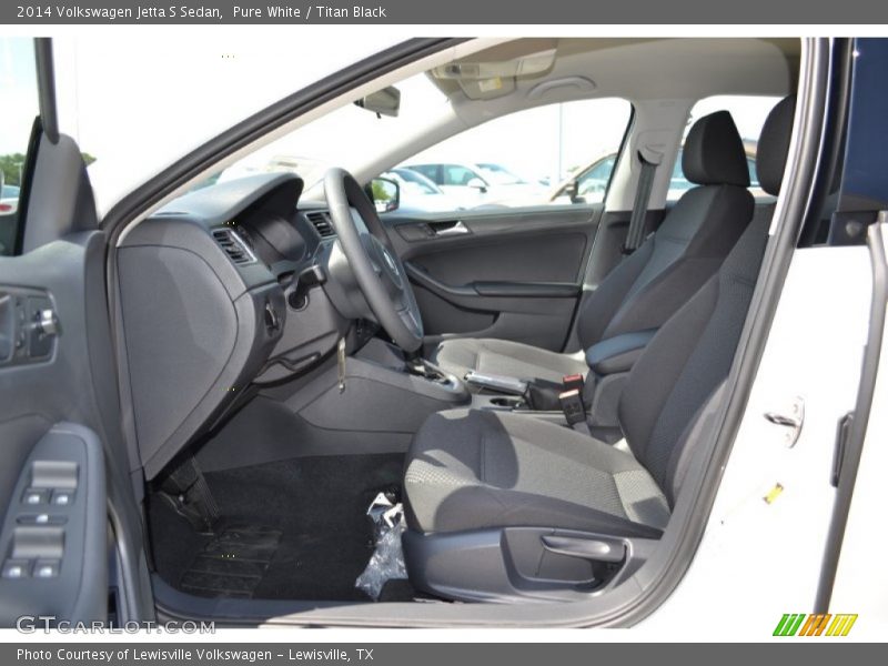 Pure White / Titan Black 2014 Volkswagen Jetta S Sedan