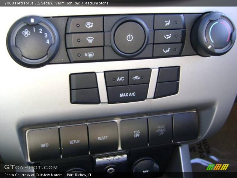 Vermillion Red / Medium Stone 2008 Ford Focus SES Sedan