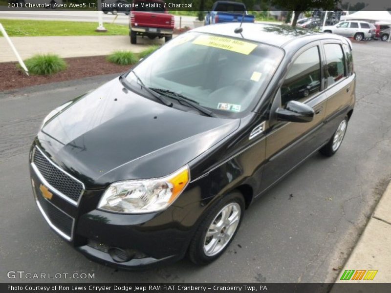 Black Granite Metallic / Charcoal 2011 Chevrolet Aveo Aveo5 LT