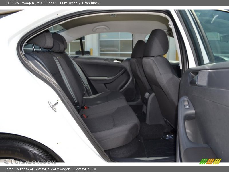 Pure White / Titan Black 2014 Volkswagen Jetta S Sedan