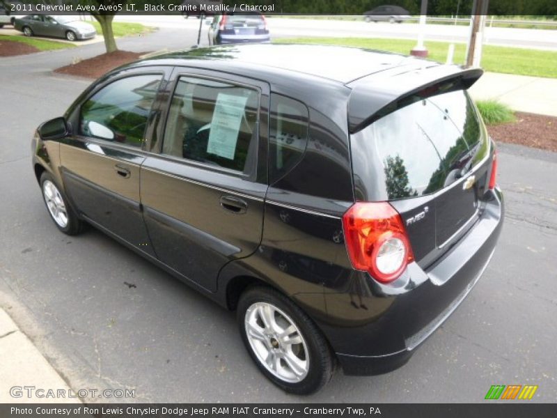 Black Granite Metallic / Charcoal 2011 Chevrolet Aveo Aveo5 LT