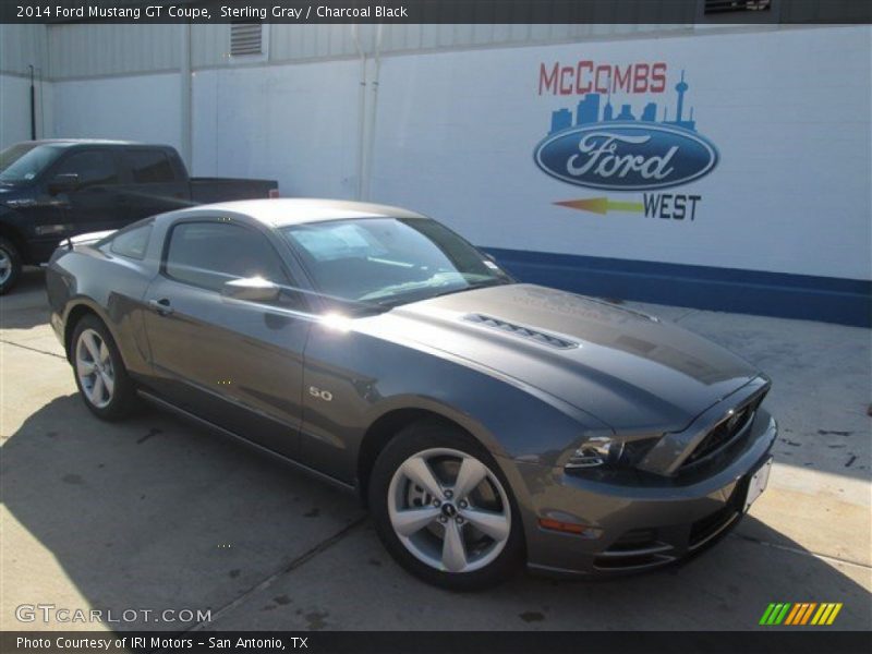 Sterling Gray / Charcoal Black 2014 Ford Mustang GT Coupe