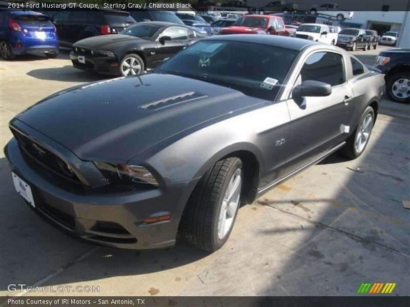 Sterling Gray / Charcoal Black 2014 Ford Mustang GT Coupe