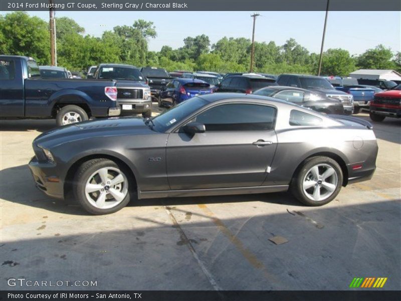 Sterling Gray / Charcoal Black 2014 Ford Mustang GT Coupe