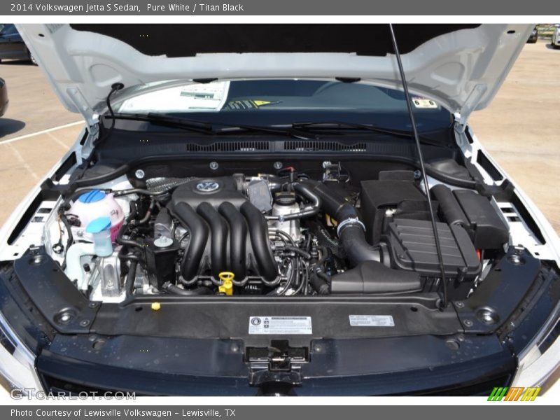 Pure White / Titan Black 2014 Volkswagen Jetta S Sedan