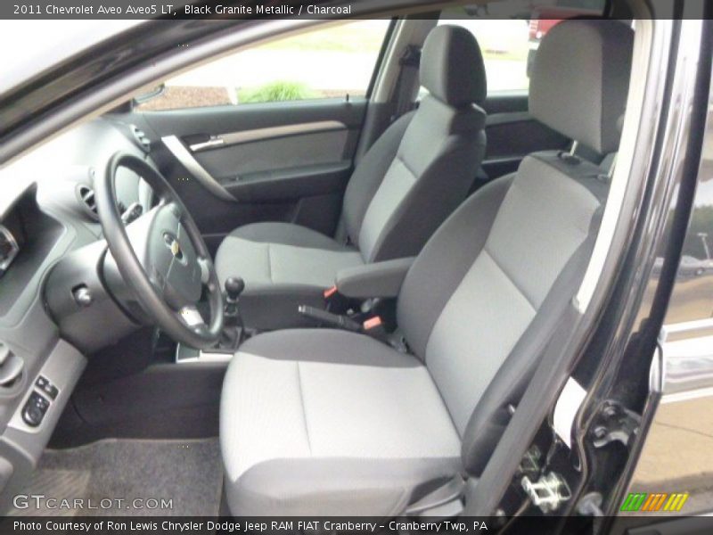 Black Granite Metallic / Charcoal 2011 Chevrolet Aveo Aveo5 LT