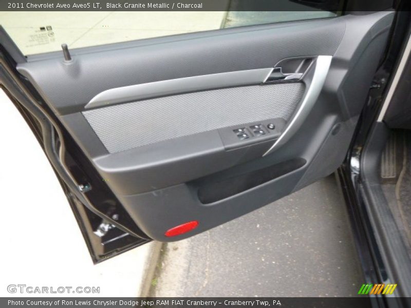 Black Granite Metallic / Charcoal 2011 Chevrolet Aveo Aveo5 LT