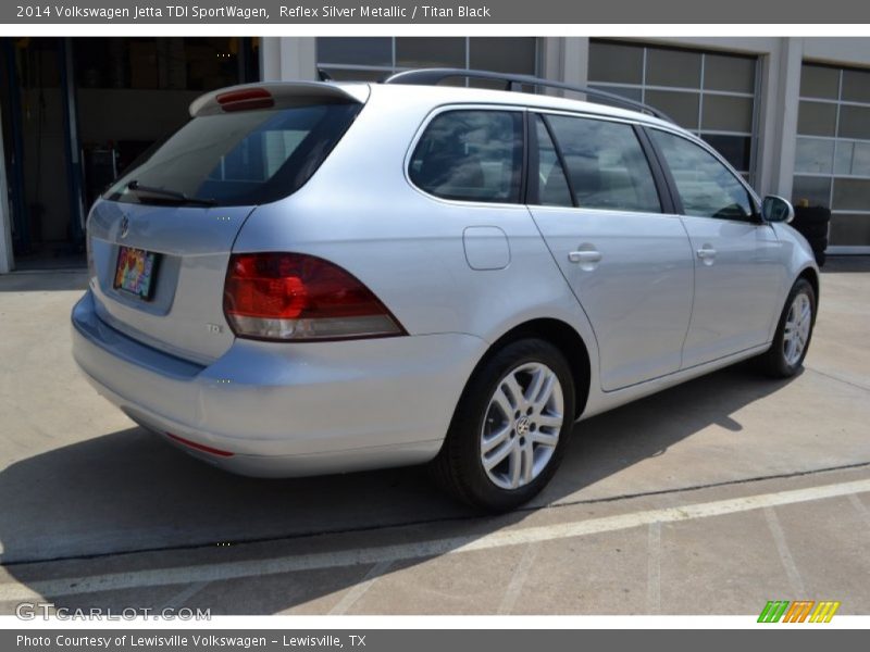Reflex Silver Metallic / Titan Black 2014 Volkswagen Jetta TDI SportWagen