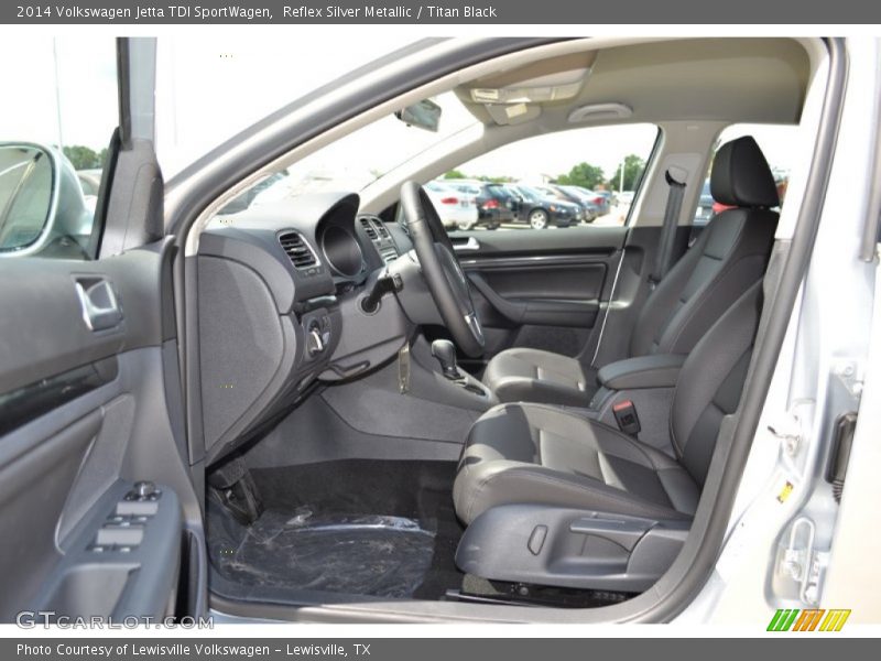 Reflex Silver Metallic / Titan Black 2014 Volkswagen Jetta TDI SportWagen