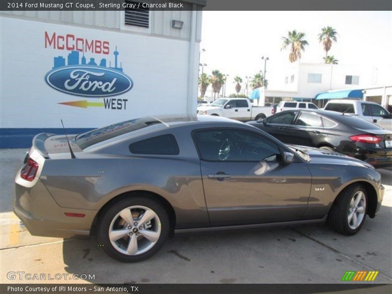 Sterling Gray / Charcoal Black 2014 Ford Mustang GT Coupe