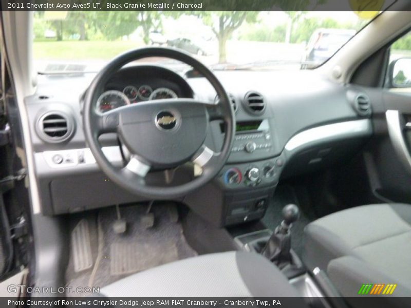 Black Granite Metallic / Charcoal 2011 Chevrolet Aveo Aveo5 LT