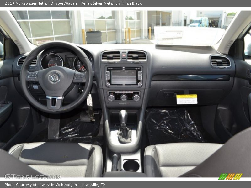 Reflex Silver Metallic / Titan Black 2014 Volkswagen Jetta TDI SportWagen