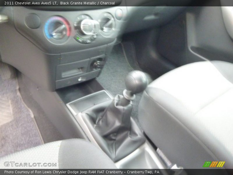 Black Granite Metallic / Charcoal 2011 Chevrolet Aveo Aveo5 LT