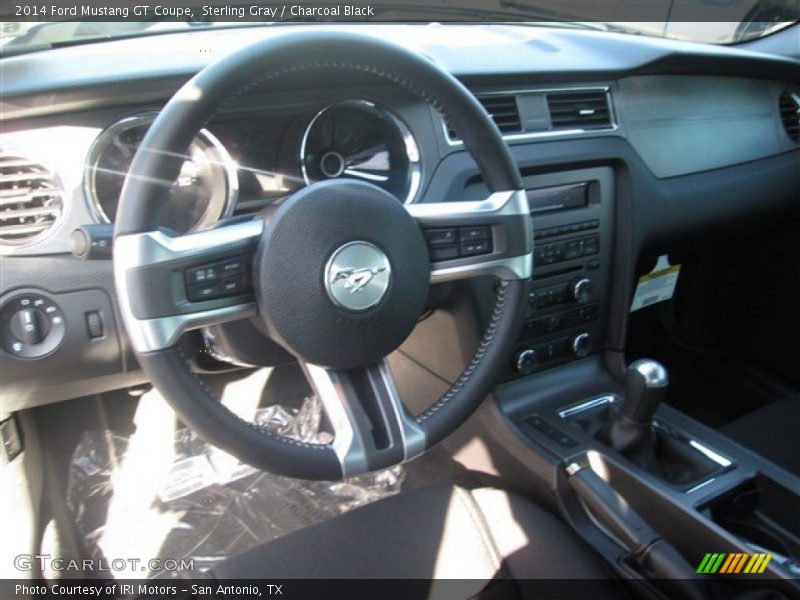Sterling Gray / Charcoal Black 2014 Ford Mustang GT Coupe