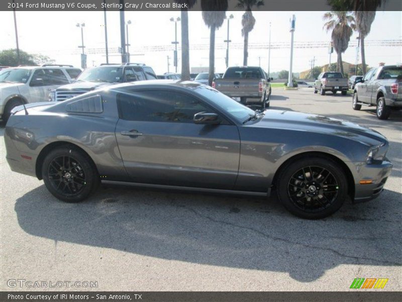 Sterling Gray / Charcoal Black 2014 Ford Mustang V6 Coupe