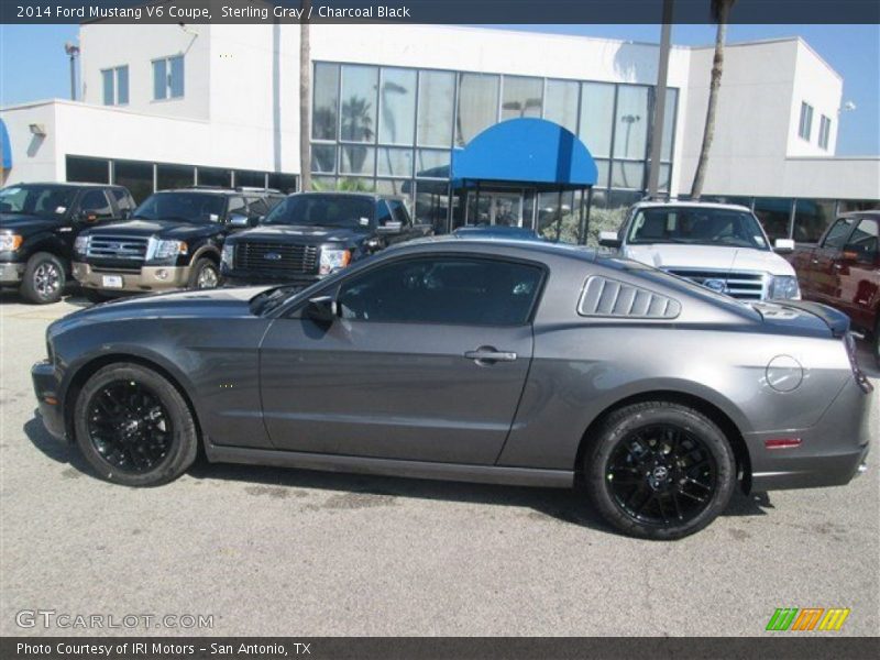 Sterling Gray / Charcoal Black 2014 Ford Mustang V6 Coupe
