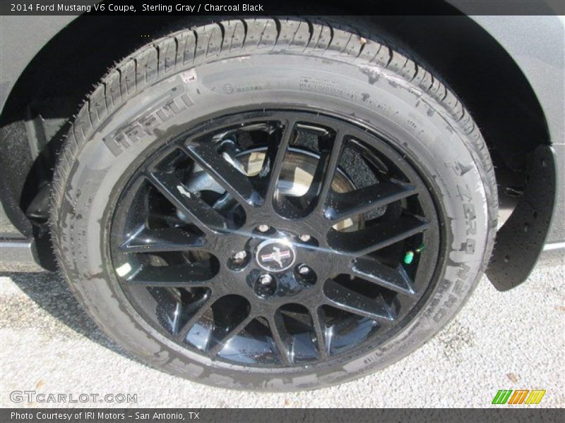 Sterling Gray / Charcoal Black 2014 Ford Mustang V6 Coupe