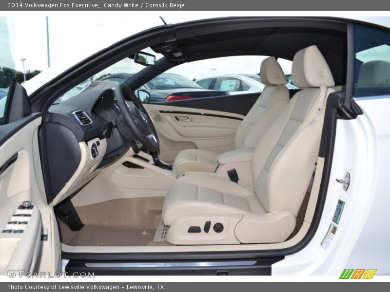 Candy White / Cornsilk Beige 2014 Volkswagen Eos Executive
