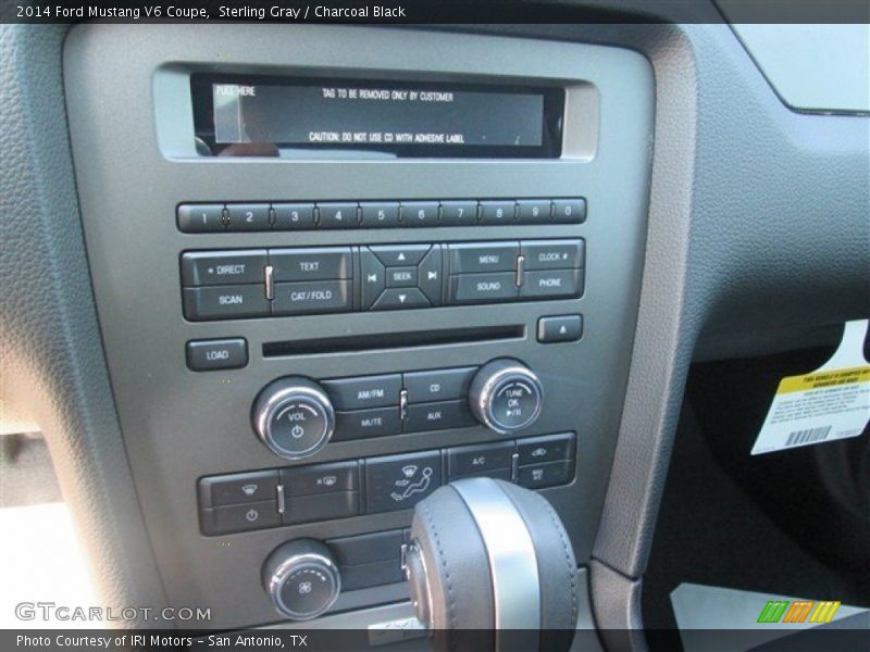 Sterling Gray / Charcoal Black 2014 Ford Mustang V6 Coupe