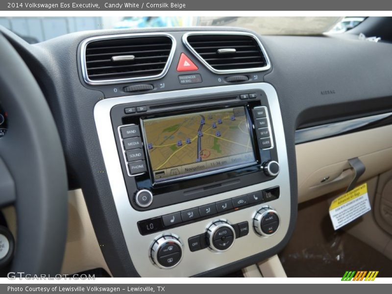 Candy White / Cornsilk Beige 2014 Volkswagen Eos Executive