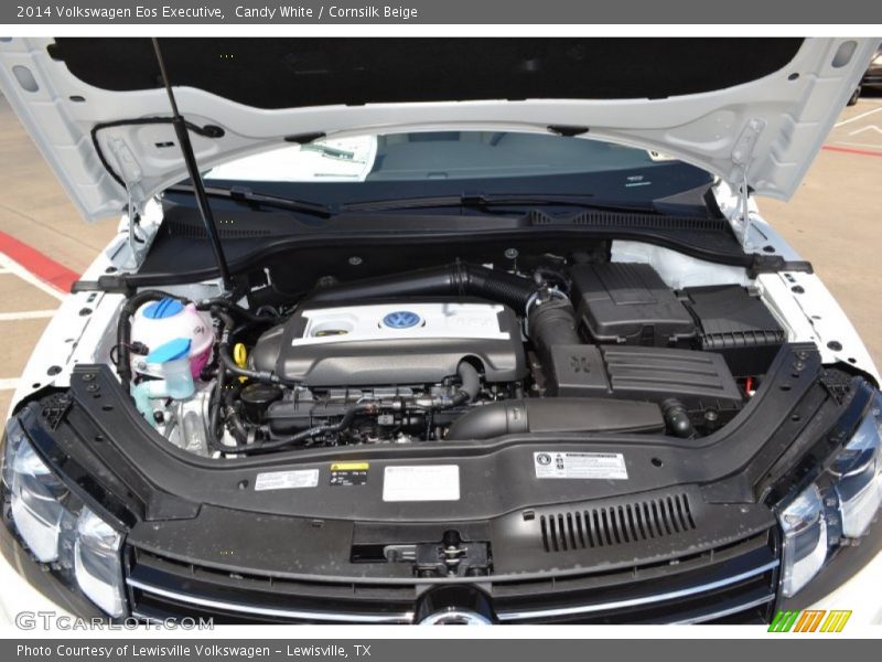 Candy White / Cornsilk Beige 2014 Volkswagen Eos Executive