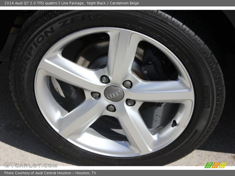 Night Black / Cardamom Beige 2014 Audi Q7 3.0 TFSI quattro S Line Package