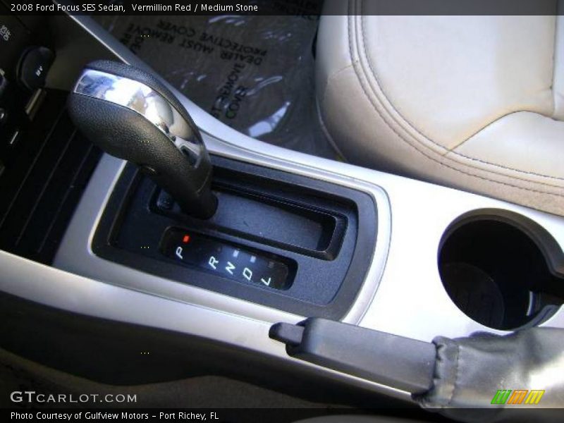 Vermillion Red / Medium Stone 2008 Ford Focus SES Sedan