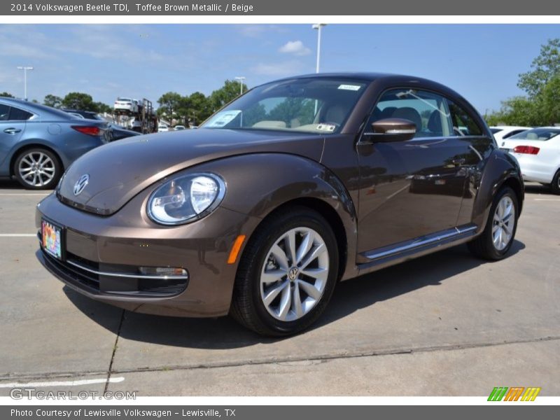 Toffee Brown Metallic / Beige 2014 Volkswagen Beetle TDI