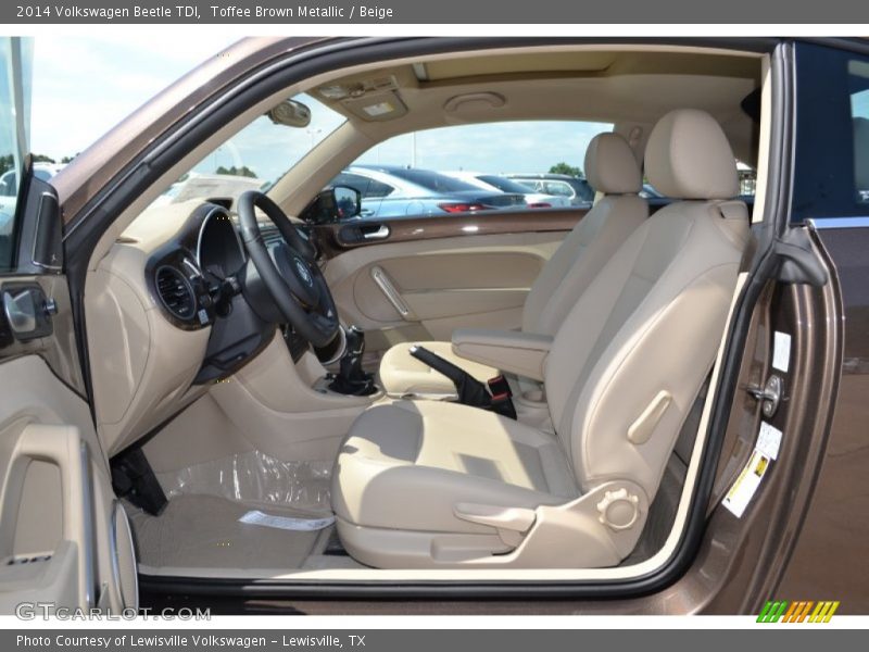 Toffee Brown Metallic / Beige 2014 Volkswagen Beetle TDI