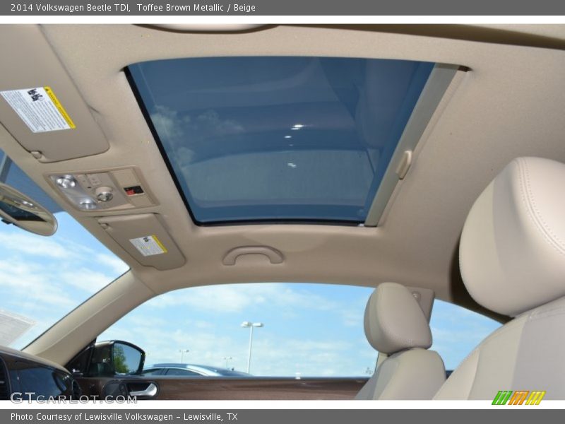 Toffee Brown Metallic / Beige 2014 Volkswagen Beetle TDI