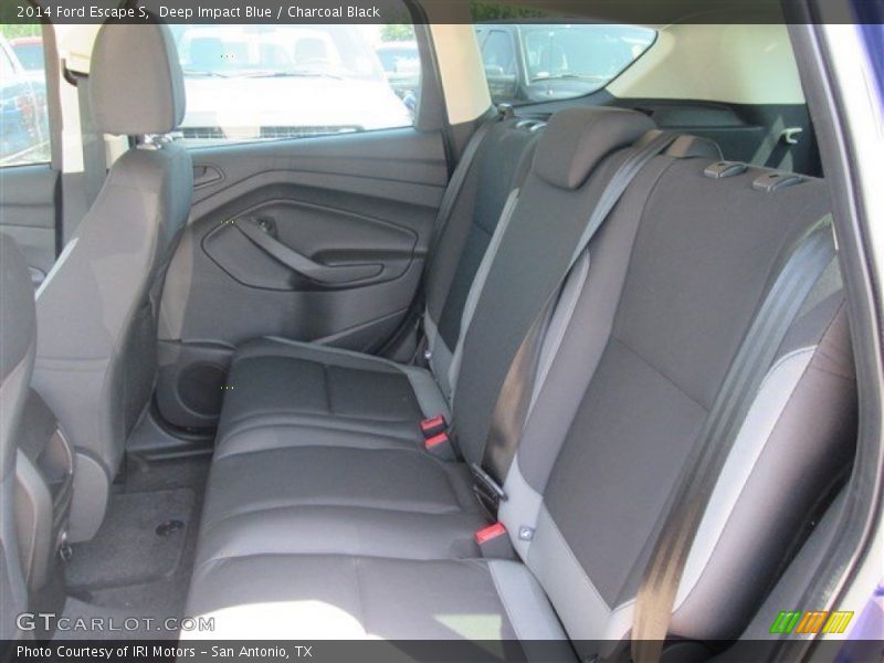 Deep Impact Blue / Charcoal Black 2014 Ford Escape S