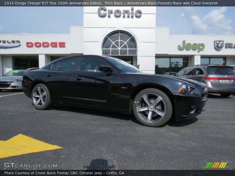 Pitch Black / Anniversary Black/Foundry Black with Cloud Overprint 2014 Dodge Charger R/T Plus 100th Anniversary Edition