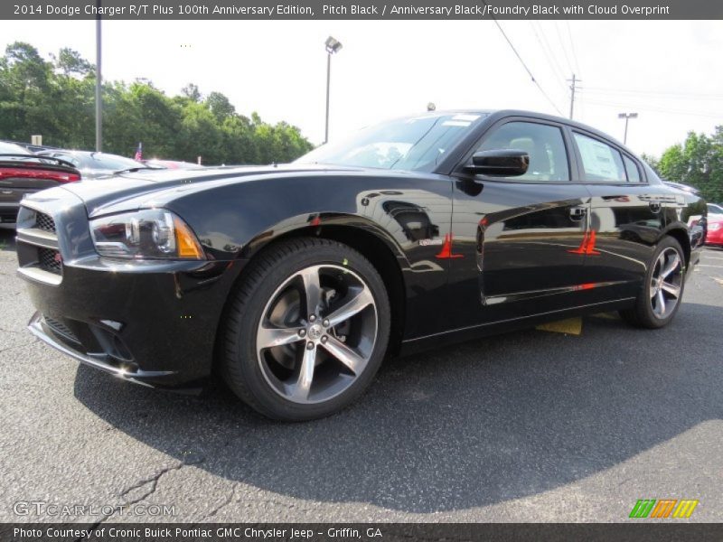 Pitch Black / Anniversary Black/Foundry Black with Cloud Overprint 2014 Dodge Charger R/T Plus 100th Anniversary Edition
