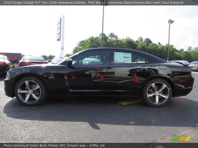 Pitch Black / Anniversary Black/Foundry Black with Cloud Overprint 2014 Dodge Charger R/T Plus 100th Anniversary Edition