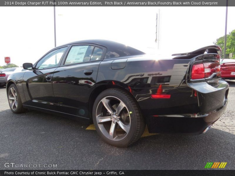 Pitch Black / Anniversary Black/Foundry Black with Cloud Overprint 2014 Dodge Charger R/T Plus 100th Anniversary Edition