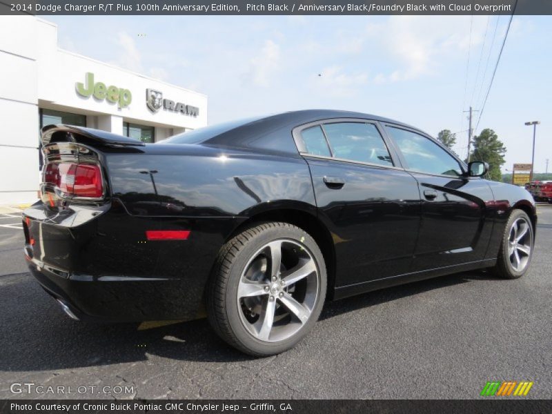 Pitch Black / Anniversary Black/Foundry Black with Cloud Overprint 2014 Dodge Charger R/T Plus 100th Anniversary Edition