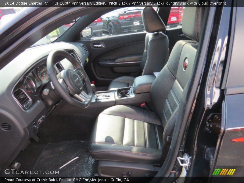 Pitch Black / Anniversary Black/Foundry Black with Cloud Overprint 2014 Dodge Charger R/T Plus 100th Anniversary Edition